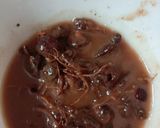 A picture of step 2 of Imli chutney.