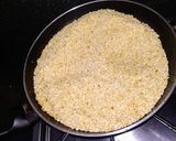 A picture of step 2 of Til ke ladoo.