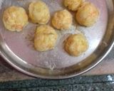 A picture of step 2 of Palak chaat.