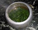 A picture of step 1 of Bathua Methi puri.