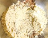 A picture of step 2 of Cabbage soya chunks thalipith (High protein, nutritious).