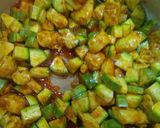 عکس مرحله 3 از دستور خوراک رژیمی با کدو و فیله مرغ🍲