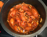 Foto del paso 5 de la receta: Calamares 🦑 rellenos, al vermut y  chocolate 🍫 negro