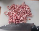 Foto del paso 2 de la receta: 296. Tortellinis de carne con guisantes y bacon