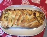 Une image de l'étape 15 de Gâteau kiwis noix de coco citron vert et fromage blanc en croûte tressée.