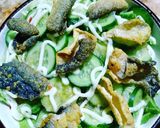 Hình bước làm 3 của món 🥒🥗 Salad da cá sấy giòn 💚