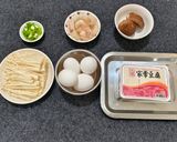 蝦香豆腐嫩蛋煲(簡單料理）的食譜步驟1照片