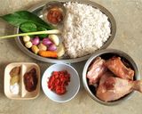 Foto langkah ke 1 dari resep Ayam Serundeng Kelapa Pedas Manis.