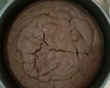 A picture of step 7 of Eggless Jowar chocolate cake.