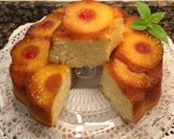 A picture of step 16 of Pineapple and Coconut Upside-Down Cake.