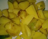 A picture of step 1 of AlooMatarQeema Methi(sardion ki soghat).