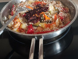 Arroz con jibia fresca