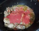 A picture of step 2 of Chicken in my style 😋.