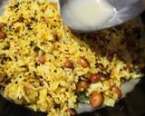 A picture of step 3 of Peanut lemon rice.