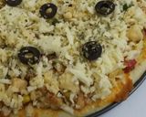 A picture of step 10 of Colorful chicken pizza #4weekchallenge#.
