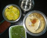 A picture of step 1 of Pumpkin sandwich pakoda.