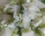 Hình bước làm 4 của món Rau câu vân mây lá dứa