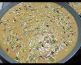 A picture of step 1 of Besan Ka Halwa.