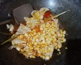 Foto langkah ke 3 dari resep Simpel oseng bayam, jagung,kol. Bumbu irit.