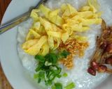 Foto langkah ke 3 dari resep Bubur ikan teri (khas Singkawang).