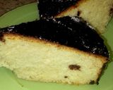 Foto del paso 8 de la receta Bizcocho de chocolate blanco con cobertura de chocolate negro