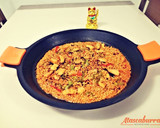 Foto del paso 3 de la receta: Arroz con pechuga de pollo y pimientos (arroz con poco que sabe a mucho)