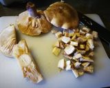 Gombapöci zabos nokedlivel recept fázis 1 fotója