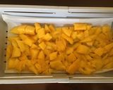 A picture of step 2 of California Farm No Sugar Mango Sorbet.