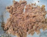 A picture of step 2 of Baked Modak filled with fresh coconut, jaggery, poppy seeds and nutmeg (made in Air fryer).