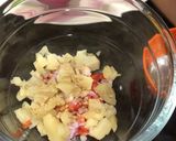 A picture of step 2 of Sukha Bhel.