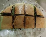Foto langkah ke 6 dari resep Martabak Manis Pandan Teflon.