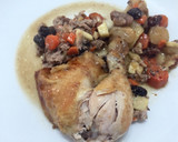 Foto del paso 10 de la receta: Pollo relleno para Navidad con nueces y ciruelas