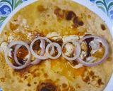 A picture of step 6 of Yummy smoky chicken boti roll without barbequing.