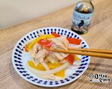 夏日輕鬆做，涼拌麻香彩椒雞絲的食譜步驟3照片