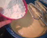 Gambar langkah 4 resipi Kek Nasi Kelapa.