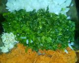 Foto del paso 1 de la receta: Mbaipy de pollo y carne