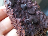 Brownie de porotos con avena instantánea