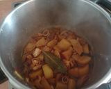 Foto del paso 5 de la receta: Migas de bacalao, con mariscos y patatas en olla exprés