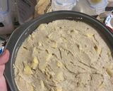 A picture of step 6 of Apple Cardamom Pound Cake- low histamine, gluten free, dairy-free, vegan, corn free.