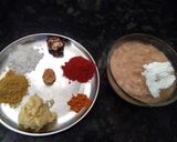 A picture of step 1 of Andhra style Stuffed brinjal sabji.