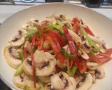 A picture of step 7 of Japchae.