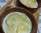 Foto del paso 4 de la receta: Pechito de cerdo con barbacoa, papas cremosas y ensalada