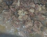 A picture of step 1 of BeefPilau.
