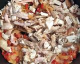 Foto del paso 1 de la receta: Coreanito relleno express con pollo reciclado