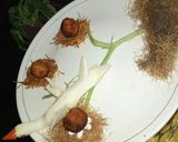 A picture of step 6 of Potato Cheese Balls on a Bird Nest.