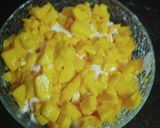 A picture of step 5 of #Ramadan#Ice-cream mango pudding.
