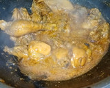 A picture of step 3 of Chicken Qorma.