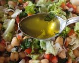 A picture of step 4 of Chickpeas salad / healthy, protein, diet salad.