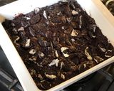 A picture of step 6 of Vegan Oreo Brownies.