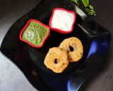 A picture of step 5 of Mix daal savoury donuts.